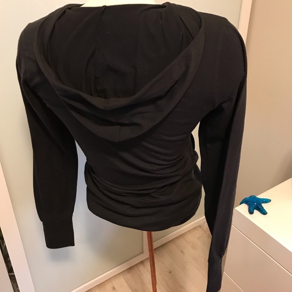 Burton Black Pull Over Hoodie - M - Picture 4 of 4